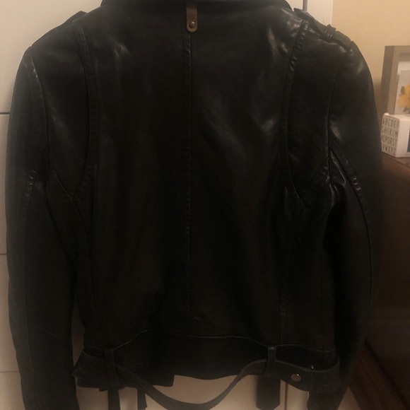 Mackage for Aritzia leather biker jacket - Picture 3 of 4